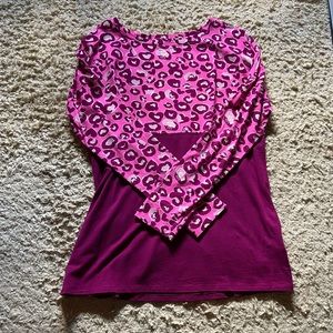 Lilly Pulitzer Finn Top - Size Small - Mandevilla Pink Don’t Be A Cheetah Print